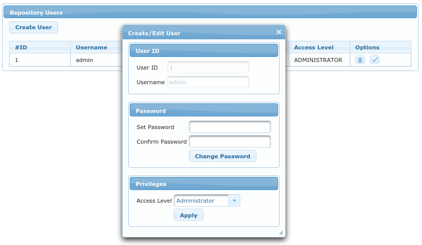 Repository Users