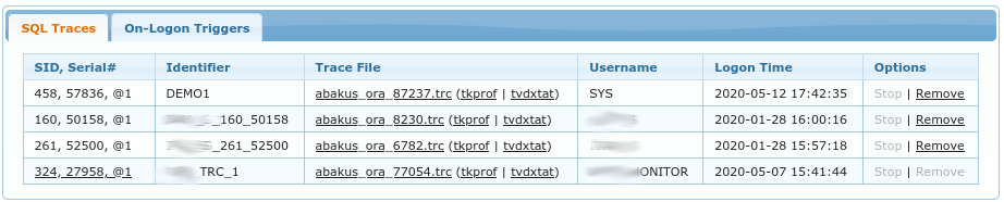 SQL Trace