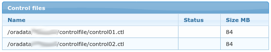 Control Files